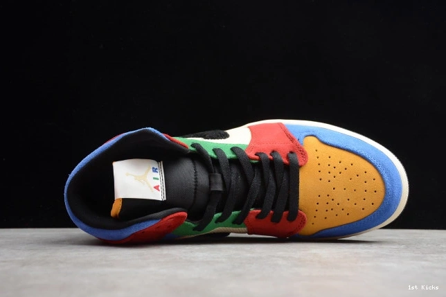 Jordan CU2805- Trendy Air Mid 1 SE Blue 889 Fearless the Great 0101